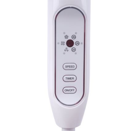 Aigostar - Standventilator 40W/230V 120 cm weiß