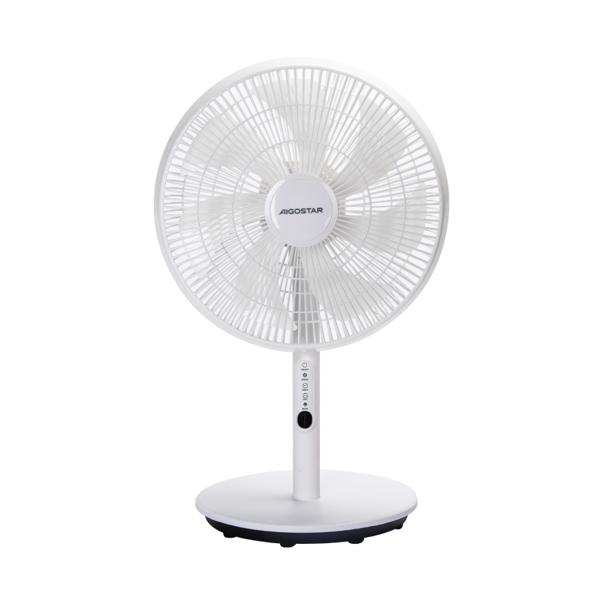 Aigostar - Standventilator 2in1 45W/230V Weiß + Fernbedienung