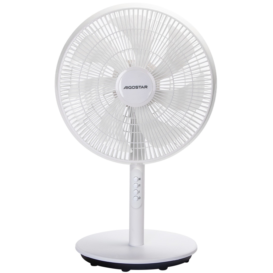 Aigostar - Standventilator 45W/230V Ø 35 cm weiß