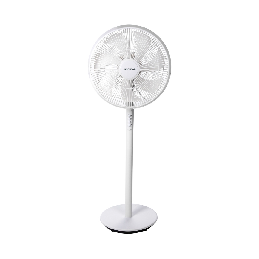 Aigostar - Standventilator 45W/230V Ø 35 cm weiß