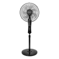 Aigostar - Standventilator 50W/230V 130 cm schwarz + Fernbedienung