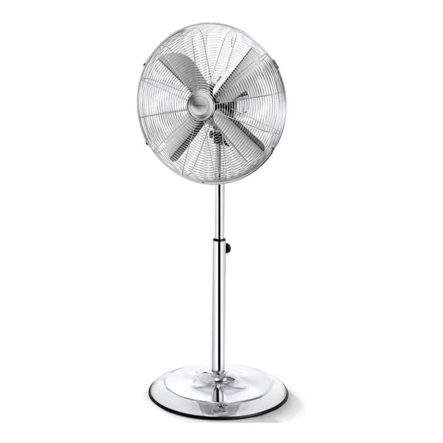 Aigostar - Standventilator 50W/230V 44,8 cm glänzendes Chrom