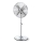 Aigostar - Standventilator 50W/230V 44,8 cm glänzendes Chrom