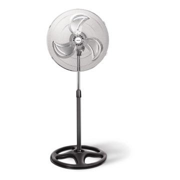 Aigostar - Standventilator 50W/230V Ø 50 cm Chrom/Schwarz