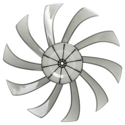 Aigostar - Standventilator 55W/230V 130 cm schwarz + Fernbedienung