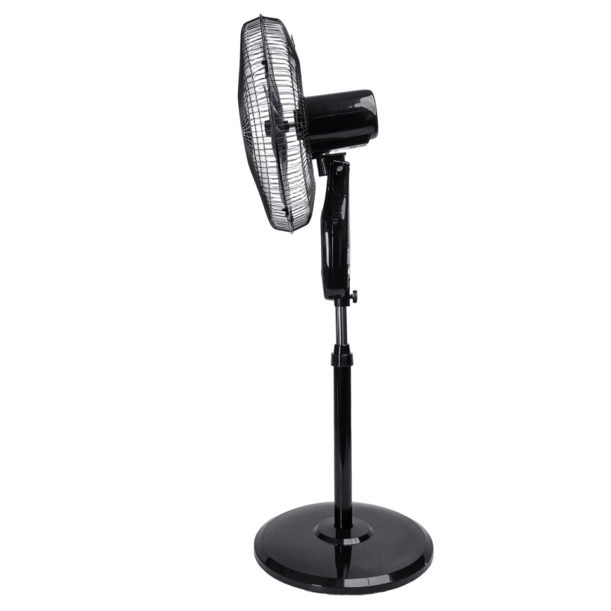 Aigostar - Standventilator 60W/230V 130 cm schwarz + Fernbedienung