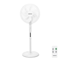 Aigostar - Standventilator 60W/230V Weiß + Fernbedienung