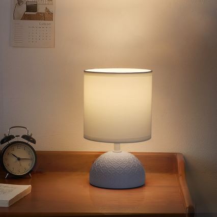 Aigostar - Tischlampe 1xE14/40W/230V blau/weiß