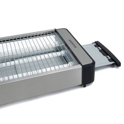Aigostar - Toaster 840-1000W/230V matt Chrom