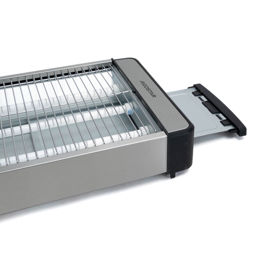 Aigostar - Toaster 840-1000W/230V matt Chrom