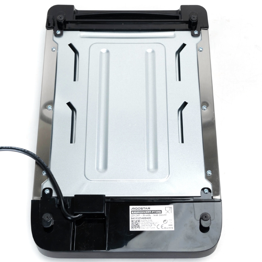 Aigostar - Toaster 840-1000W/230V matt Chrom