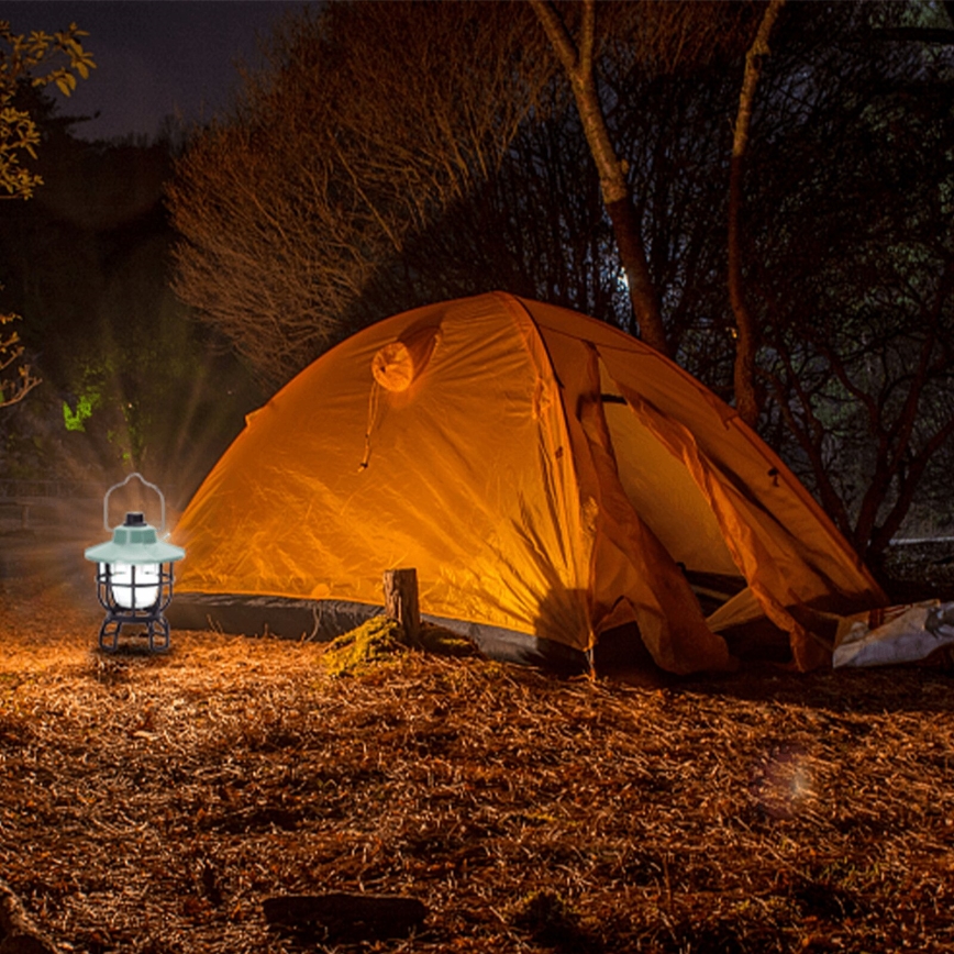 Aigostar - Tragbare, aufladbare LED-Campingleuchte mit Dimm-Funktion LED/3W/3,7V 1200mAh