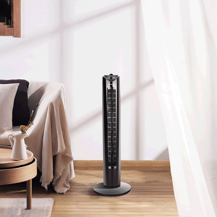 Aigostar - Turm-Ventilator 45W/230V schwarz