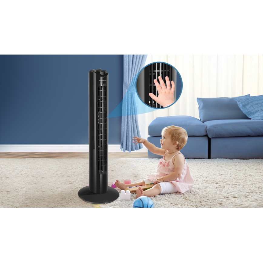Aigostar - Turm-Ventilator 45W/230V schwarz