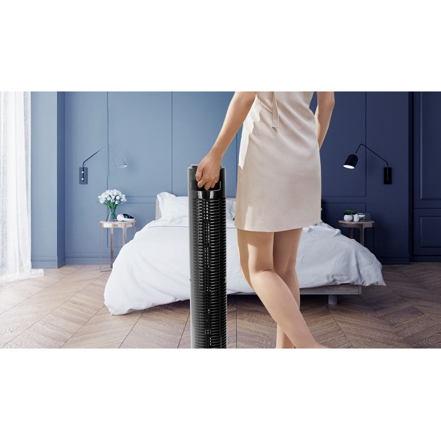 Aigostar - Turm-Ventilator 45W/230V schwarz