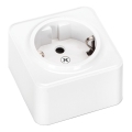 Aigostar - Wandsteckdose SCHUKO 250 V weiß