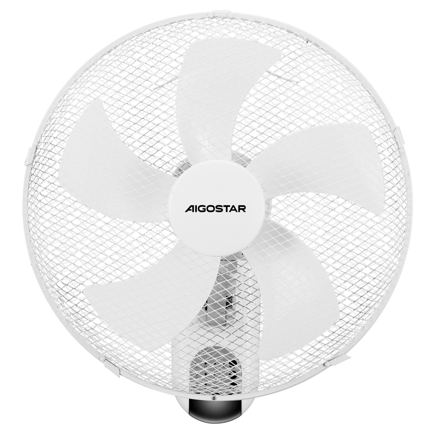 Aigostar -  Wandventilator 45W/230V weiß + Fernbedienung