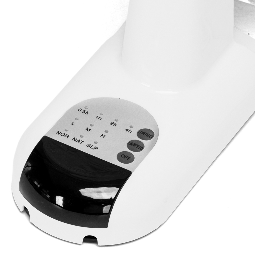 Aigostar -  Wandventilator 45W/230V weiß + Fernbedienung