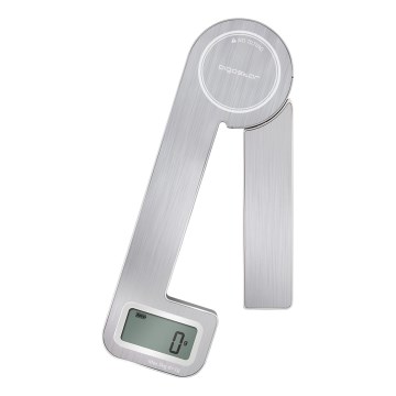 Aigostar - Zusammenklappbare Küchenwaage 5kg matt Chrom