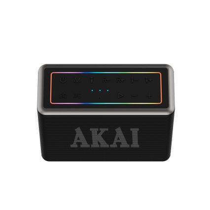 AKAI ABTSW-120 - Kabelloser Lautsprecher mit zwei Mikrofonen 80W/4000 mAh IPX6