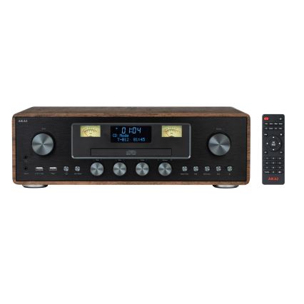 AKAI AM-100 RHAPSODY - Mikrosystem mit CD/FM/DAB/AUX/USB/MP3 40W/230V + Fernbedienung