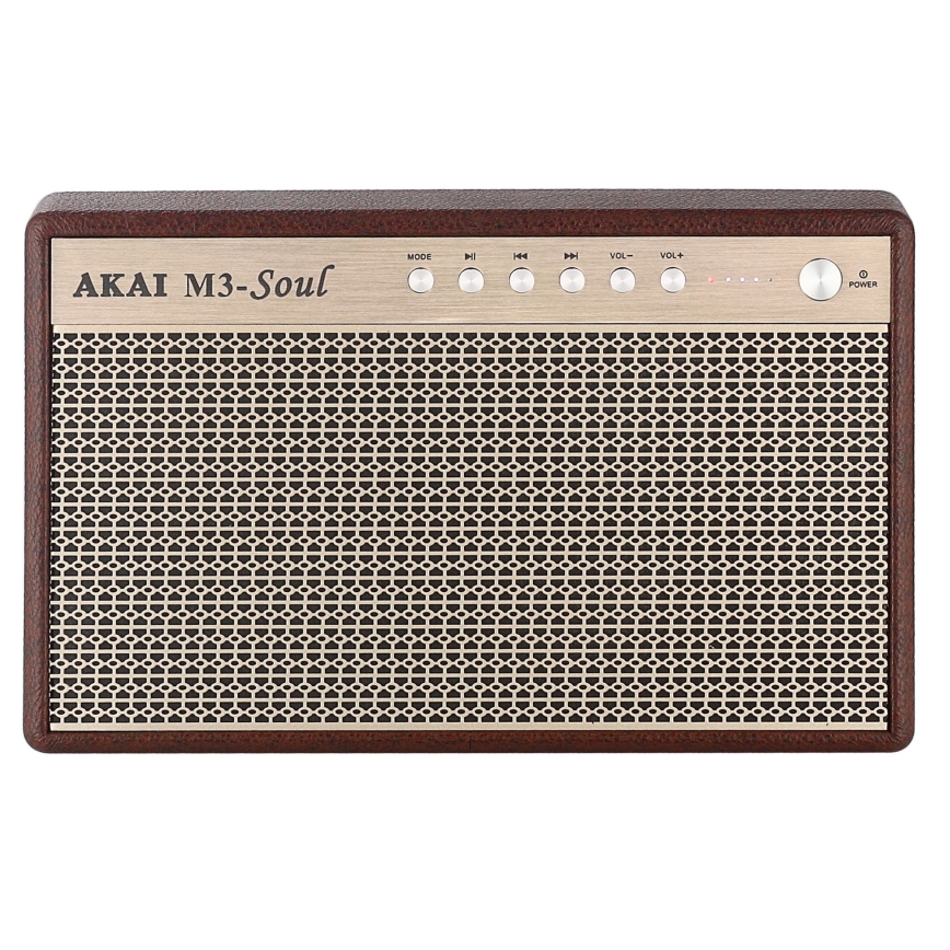 AKAI M3 SOUL COFFEE - Kabelloser Lautsprecher 20 W / 6000 mAh
