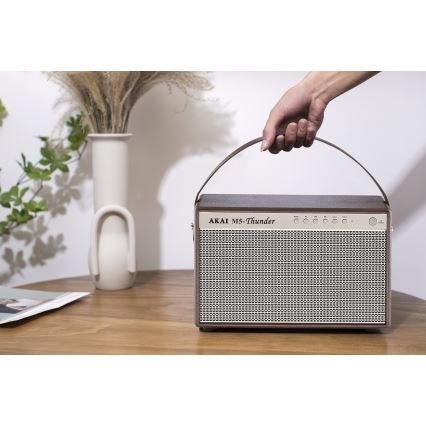 AKAI M5 THUNDER COFFEE - Kabelloser Lautsprecher 70W/8000 mAh