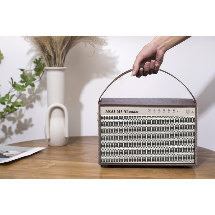 AKAI M5 THUNDER COFFEE - Kabelloser Lautsprecher 70W/8000 mAh