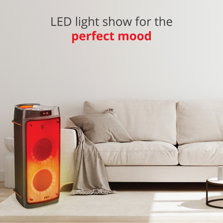 AKAI PARTY BOX 810 - Kabelloser Lautsprecher 65W/230V 5000 mAh + Fernbedienung