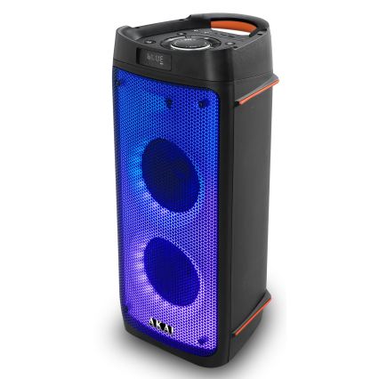 AKAI PARTY BOX 810 - Kabelloser Lautsprecher 65W/230V 5000 mAh + Fernbedienung