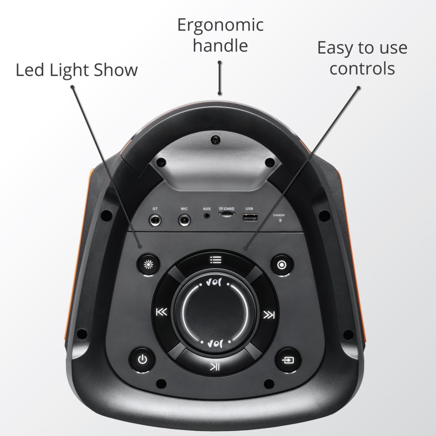 AKAI PARTY BOX 810 - Kabelloser Lautsprecher 65W/230V 5000 mAh + Fernbedienung