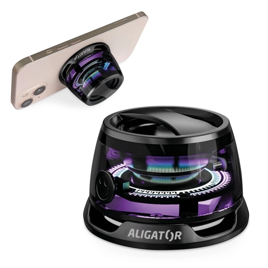 Aligator ABSMB01 - Magnetischer Lautsprecher für MagSafe Mini Beat 400 mAh schwarz
