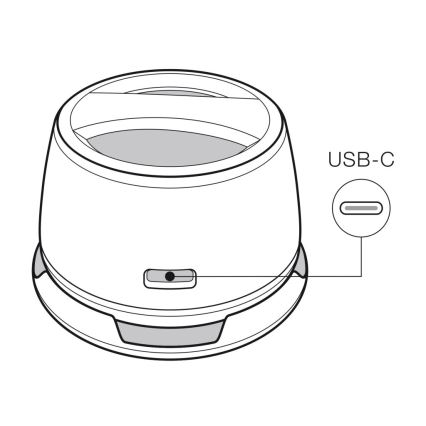 Aligator ABSMB01 - Magnetischer Lautsprecher für MagSafe Mini Beat 400 mAh schwarz