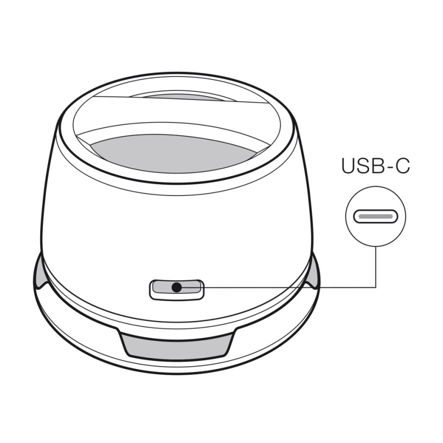 Aligator ABSMB01 - Magnetischer Lautsprecher für MagSafe Mini Beat 400 mAh schwarz