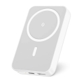 Aligator AMS04WT - Powerbank mit kabellosem Qi- und MagSafe-Laden, 10.000 mAh, 15 W Power Delivery, schwarz