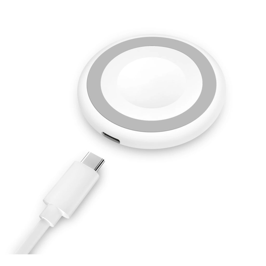Aligator AMS08WT - Kabelloses MagSafe 3-in-1-Ladegerät, 15 W, Weiß