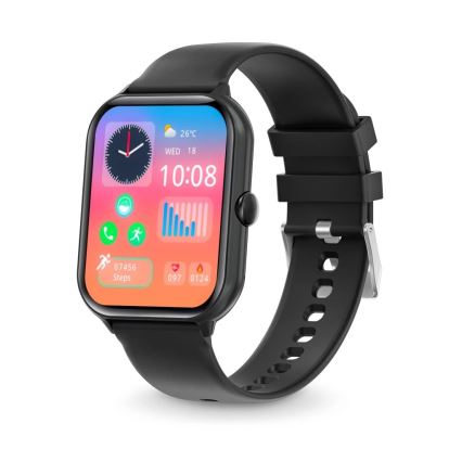 Aligator AW10BK - Smartwatch Watch GO, 220 mAh, IP67, schwarz