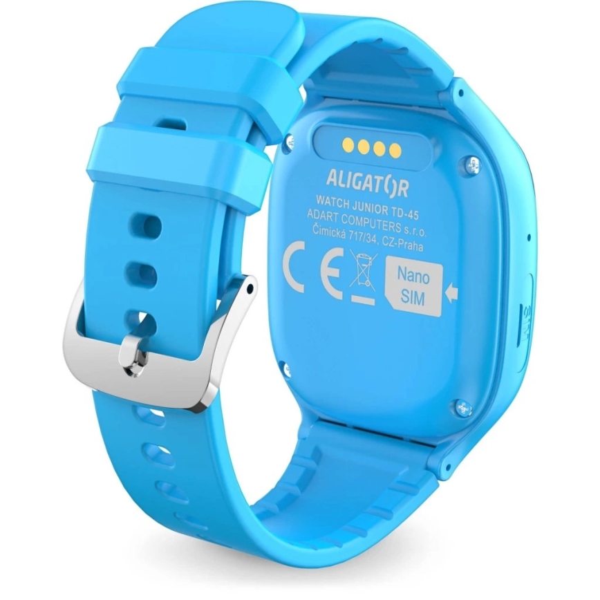 Aligator AW11BE - Smartwatch Watch Junior 2 450 mAh IP67 Wi‑Fi blau