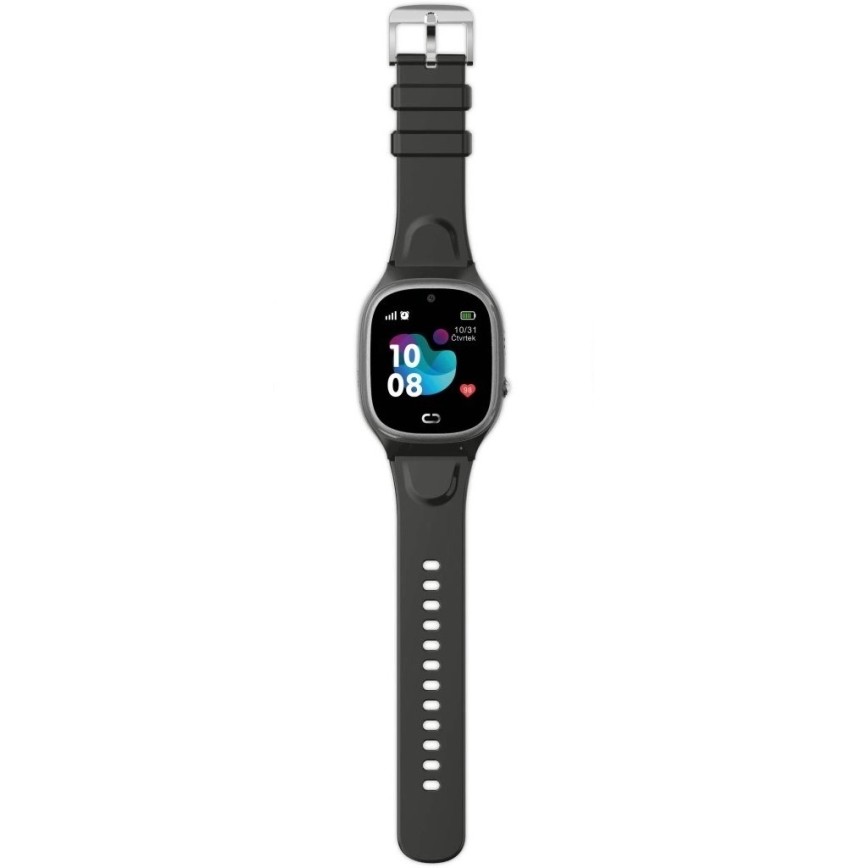 Aligator AW11BK - Kinder-Smartwatch Watch Junior 2, 450 mAh, IP67, Wi-Fi, schwarz