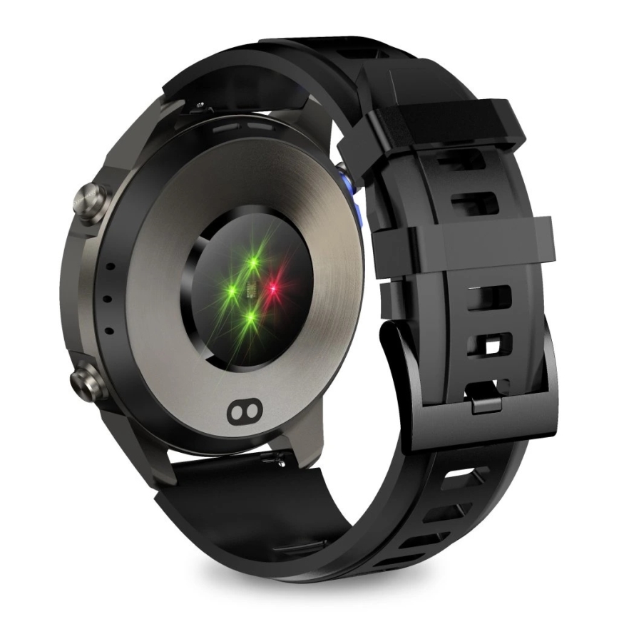 Aligator AW12BK - Smartwatch mit GPS, 500‑mAh‑Akku, IP69K, schwarz