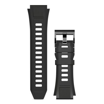 Aligator AW12BK - Smartwatch mit GPS, 500‑mAh‑Akku, IP69K, schwarz