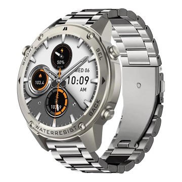 Aligator AW12SR - Smartwatch Watch GPS 500 mAh IP69K silber