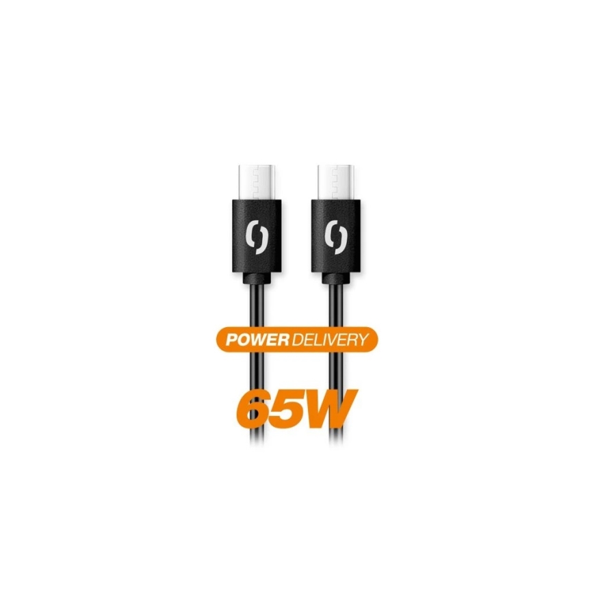 Aligator DATKP48 - USB-Kabel USB-C/USB-C 65 W Power Delivery 1,5 m schwarz