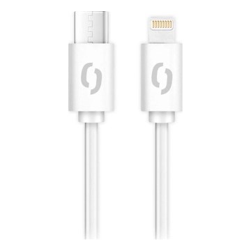 Aligator DATKP57 - USB-Kabel USB-C / Lightning, 30 W Power Delivery, 0,5 m, weiß