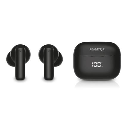 Aligator TWS06 - Kabellose In-Ear-Kopfhörer Pods PRO 3 200 mAh + 2x 30 mAh IP30 schwarz