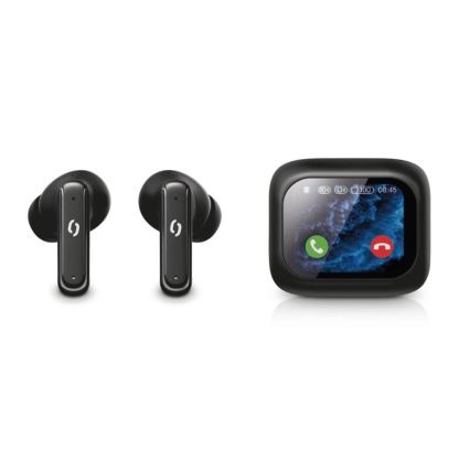 Aligator TWS07 - kabellose In-Ear-Pods mit LCD, ANC, 400 mAh Ladecase + 2×40 mAh Ohrhörer, IP30, schwarz
