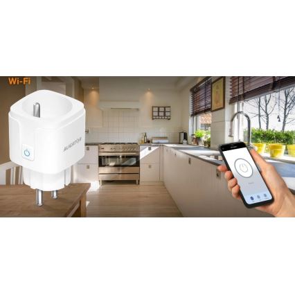 Aligator WAL001 - Smarte Steckdose 3680W/230V/Typ E/16A Wi-Fi Tuya