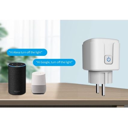 Aligator WAL001 - Smarte Steckdose 3680W/230V/Typ E/16A Wi-Fi Tuya