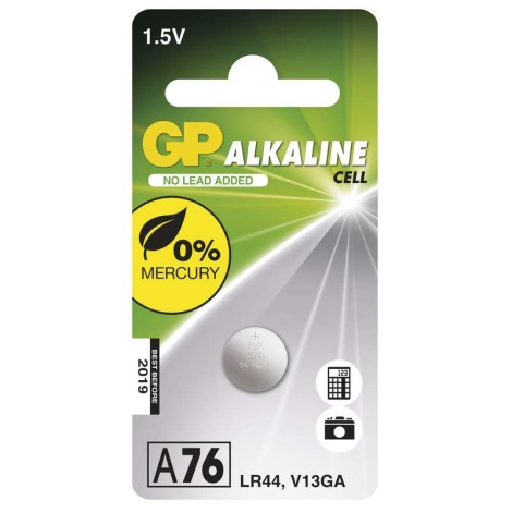 Alkalische Primärzelle A76 GP ALKALINE 1,5V/110 mAh