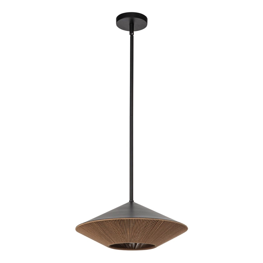 Alora Mood - Deckenleuchte an Stange DAPHNE 1xE27/60W/230V d 38,1 cm schwarz
